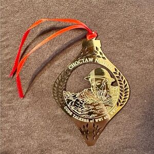 CHOCTAW NATION of Oklahoma Code Talkers Christmas Ornament w bag 2018